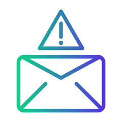 email Line Gradient Icon