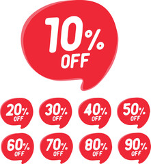 Sale Discount Banner. Discount offer price tag