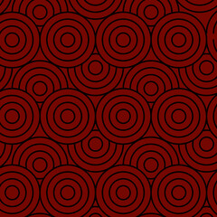 seamless pattern with red hearts,A collection of  Japan style pattern designs, featuring a classic and timeless style