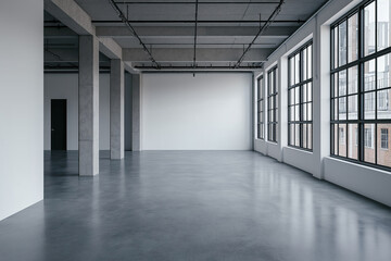 corridor in a modern building