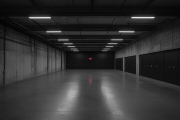 corridor in a modern building