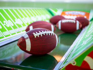 American Football arcade game machine concept.