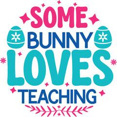 Happy Easter SVG Design Cute Easter Quotes SVG Bunny