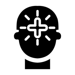 positive thinking Solid icon