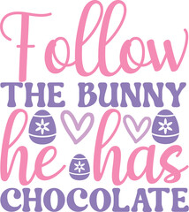 Happy Easter SVG Design Cute Easter Quotes SVG Bunny SVG