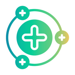 Fototapeta premium positive energies Gradient icon