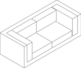 isometric furniture