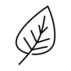 Minimal Leaf Icon