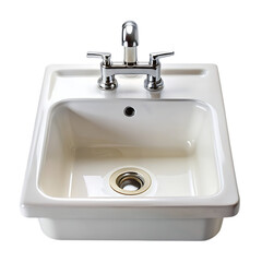 Classic White Bathroom Sink