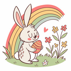 Happy Easter Day vector illustration