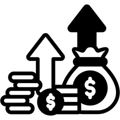 Financial Gain Icon