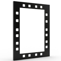 Obraz premium blank photo black frame isolated simple elegant luxury movie scene