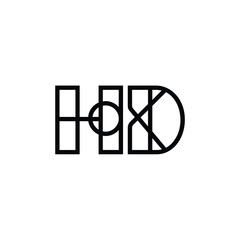 HD monogram logo design letter text name symbol monochrome logotype alphabet character simple logo