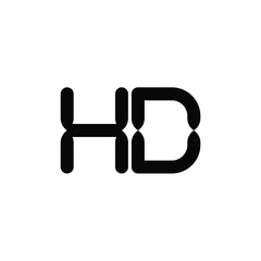 HD monogram logo design letter text name symbol monochrome logotype alphabet character simple logo