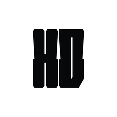 HD monogram logo design letter text name symbol monochrome logotype alphabet character simple logo