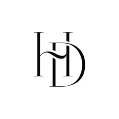 HD monogram logo design letter text name symbol monochrome logotype alphabet character simple logo