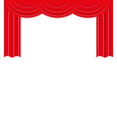 Theatre Curtain Illustration