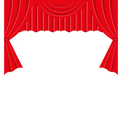 Theatre Curtain Illustration