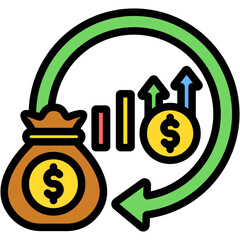 Investment Return Icon