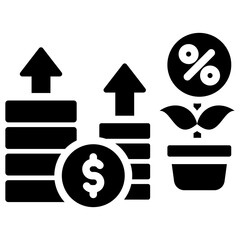 Bank Interest Icon