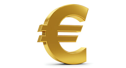 Fototapeta premium Gleaming Representation: A Symbol of European Monetary Power and Financial Strength