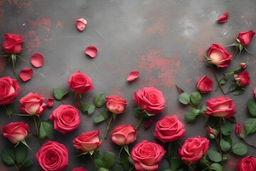 bouquet of red roses