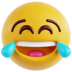 Face With Tears Of Joy 3D Ilustration	
