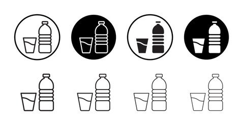 drink icon Flat illustration sign