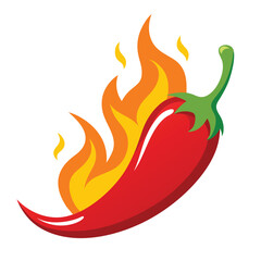 red chilli with firing vector