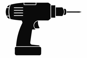 drill silhouette vector art