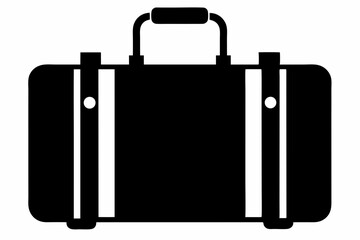 luggage silhouette vector illustration