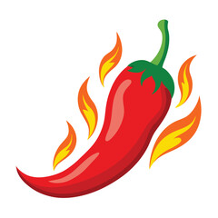 red chilli with firing vector