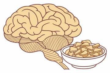 52 Brain-shaped potato chips, golden crispy snacks, neurological food art, cerebral junk food, mind-bending munchies, cognitive crisps, intellectual appetizers, neurogastronomy, surreal snacking, brai