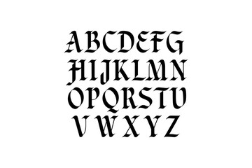 InkScribe - Inky Blackletter Font Vector