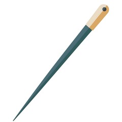 Fototapeta premium Precision Sewing Needle for Textile Arts and DIY Craft Projects: Essential Sharp Tool and Craft Supply for Artistic Creations