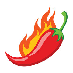 red chilli with firing vector