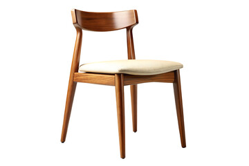 Old wooden chair isolated on white background, perfect for home or office decor isolated  on white background 