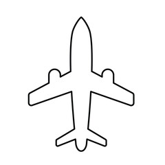 Obraz premium vector airplane icon