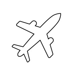 Obraz premium vector airplane icon