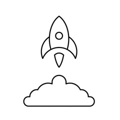 rocket vector illustration