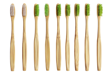Eco friendly bamboo toothbrushes a sustainable choice for oral hygiene showcasing various bristle