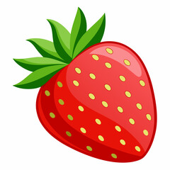 strawberry isolated on white background