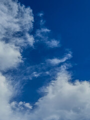 blue sky with clouds