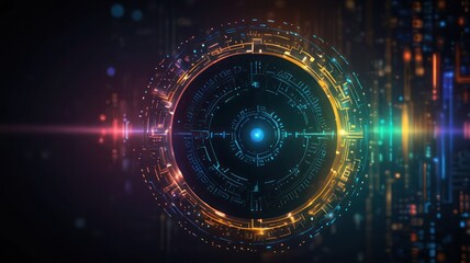 Obraz premium abstract technology background