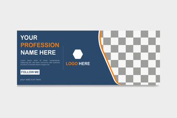 Facebook Cover Template Vector illustration design Template For Business And Professional Use