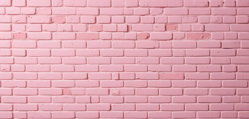 Obraz premium pink brick wall background