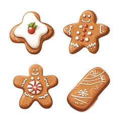 Festive gingerbread cookies delicious treats holiday baking sweet Christmas joy