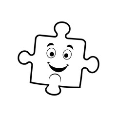 vector puzzle icon