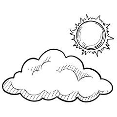 daylight handdrawn illustration