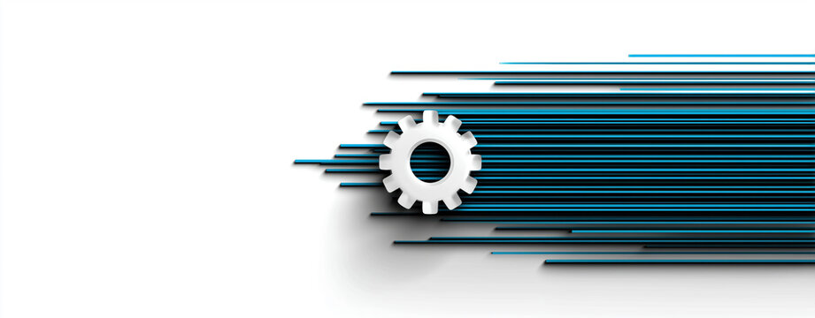 Efficient gear design symbolizes speed and productivity, enhancing sales and operational efficiency in various industries